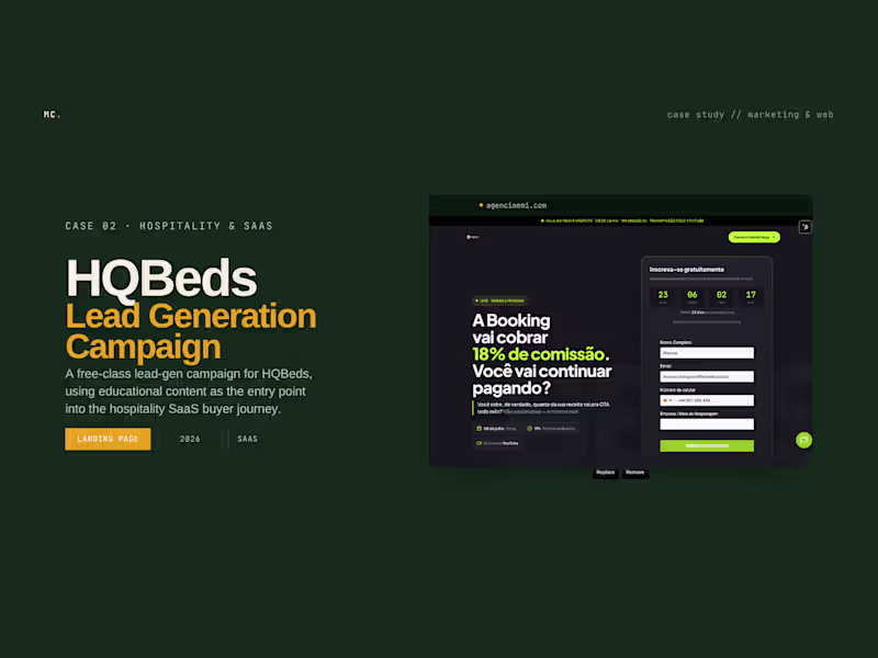 Cover image for A free-class lead-gen campaign for