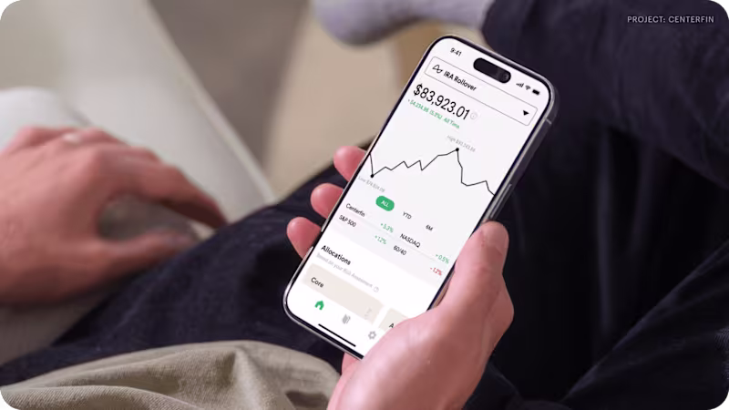 Cover image for Centerfin - Wealth management iOS app