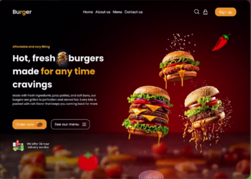 Cover image for Custom Website Development for Fast Food & Restaurants