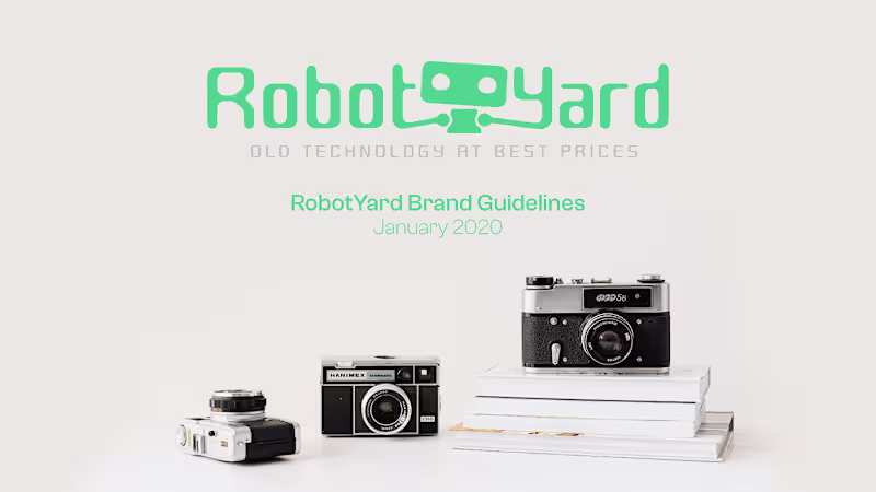 Cover image for RobotYard Branding on Behance