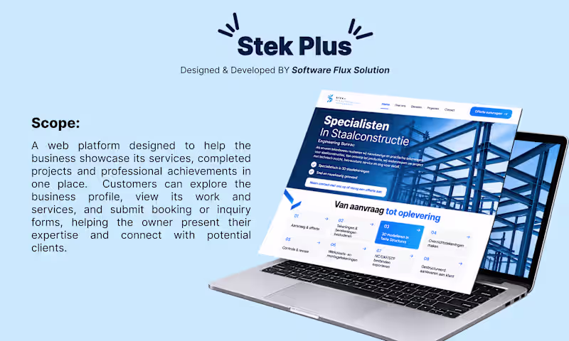 Cover image for Developed by Software Flux Solution,