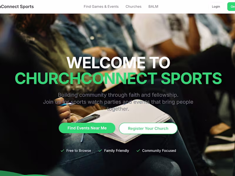 Cover image for ChurchConnect Sports