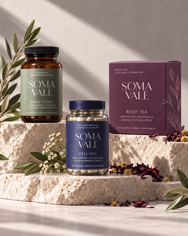 Cover image for SOMA VALE Brand Identity and Packaging Design