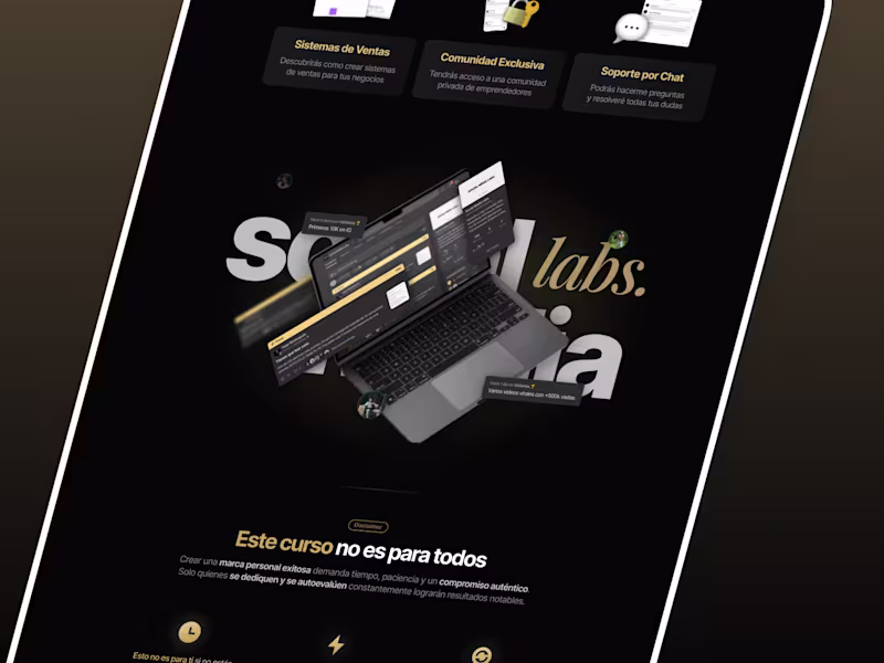 Cover image for Website design for SocialMedia Labs