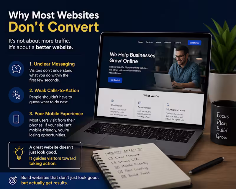 Cover image for Why Most Websites Don't Convert
Most