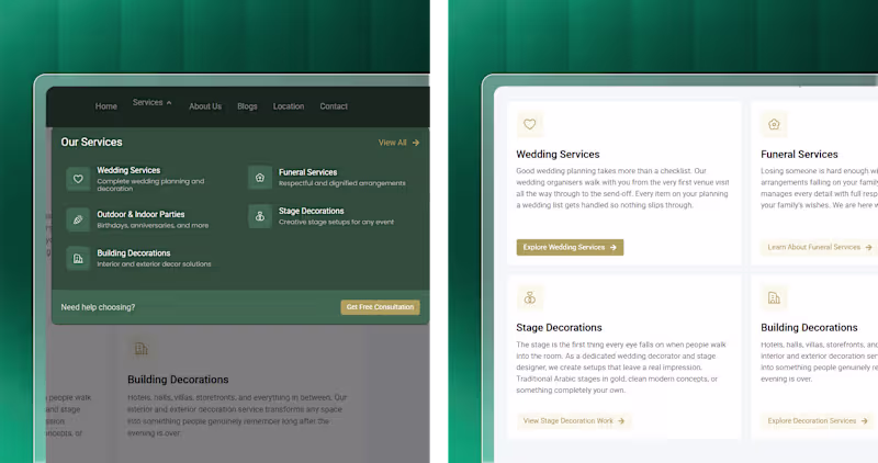 Cover image for Events Website for UAE based Events management Business