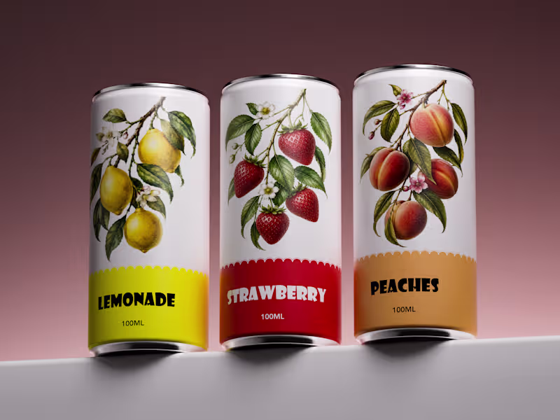 Cover image for 3 flavors, 1 can design