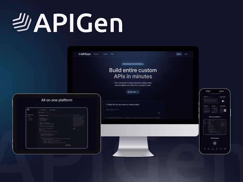 Cover image for APIGen: Front-end Development
