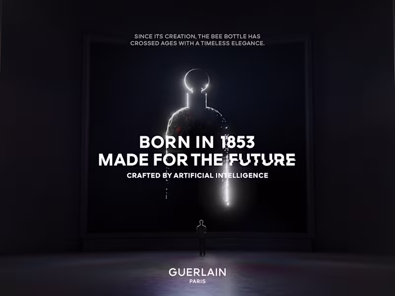 Cover image for Guerlain: AI-Powered Bee Bottle 170th Anniversary Film