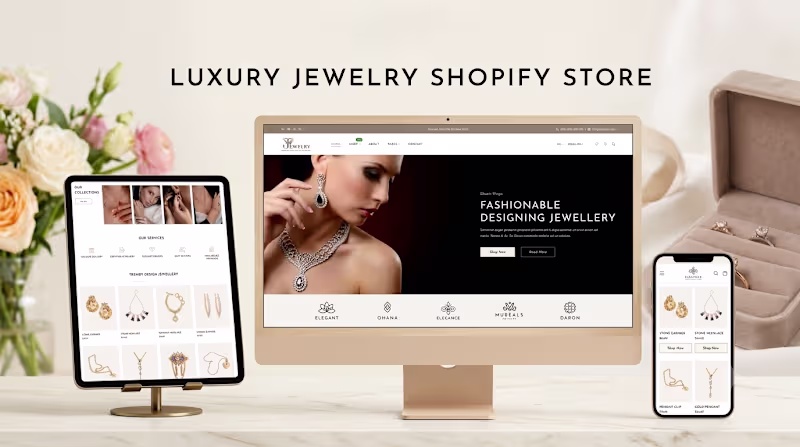 Cover image for  📌 Luxury Jewelry Shopify