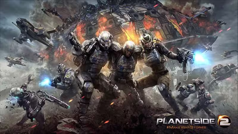Cover image for PlanetSide 2: Level Design for thousands of players, 3 factions.