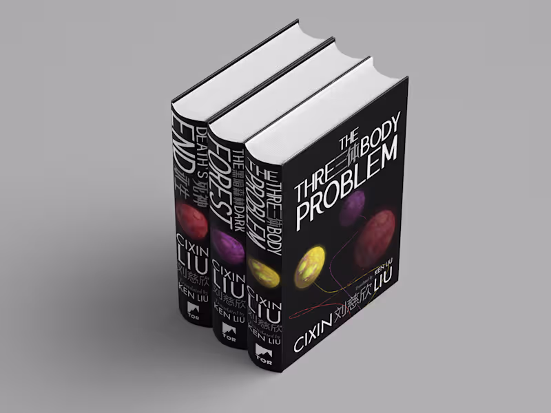 Cover image for Three-Body Problem Book Cover Design