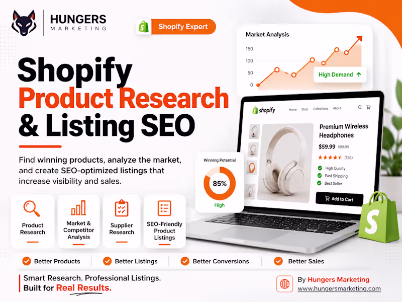 Cover image for Shopify Product Research & Listing SEO