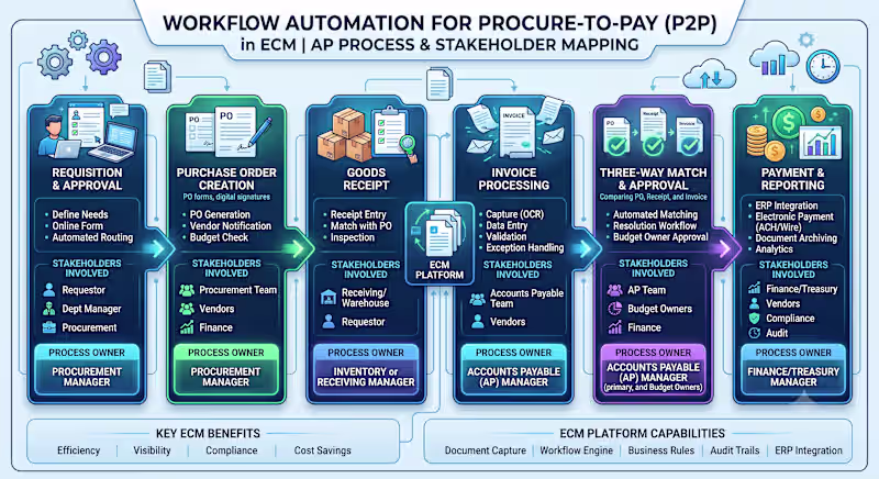 Cover image for Procure to Pay ECM Workflow