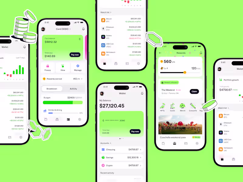 Cover image for Fintech AI | B2C UI/UX | Web3 | Case study