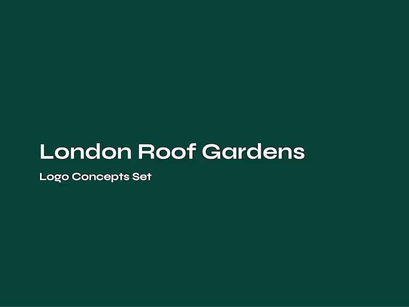 Cover image for London Roof Gardens Logo Concepts