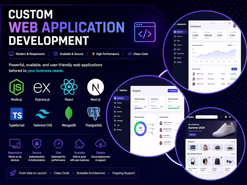 Cover image for Custom Web Application Development
