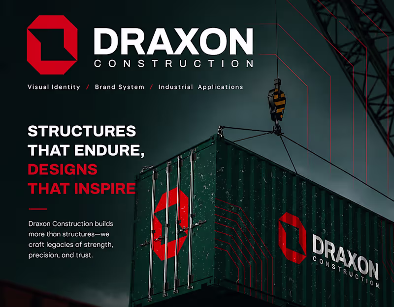 Cover image for DRAXON Construction — Visual Identity