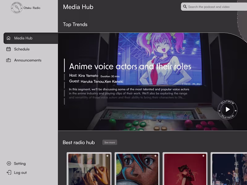 Cover image for Otaku Radio