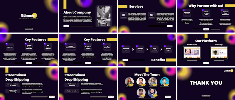 Cover image for Glimmer - Pitch Deck