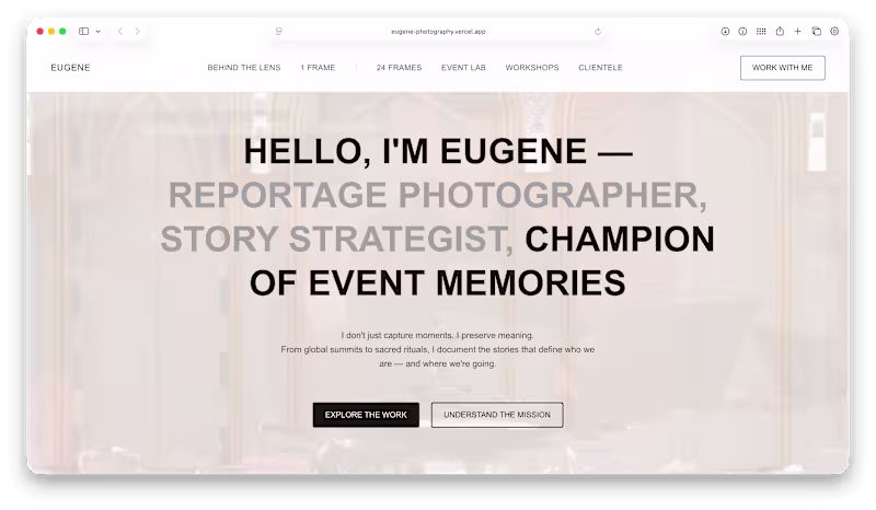 Cover image for Eugene Photography – Portfolio Photography