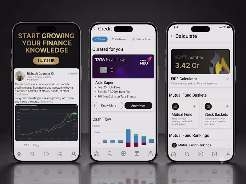 Cover image for 1% Club: Flutter Financial Education App