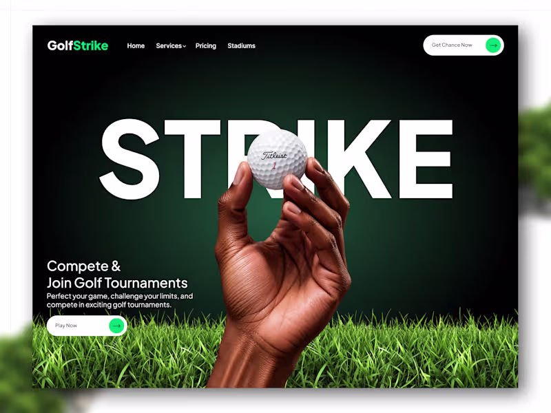 Cover image for A golf experience built around