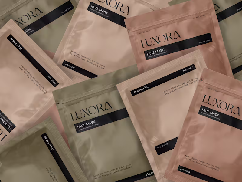 Cover image for Luxora - Eyemask Packaging Design