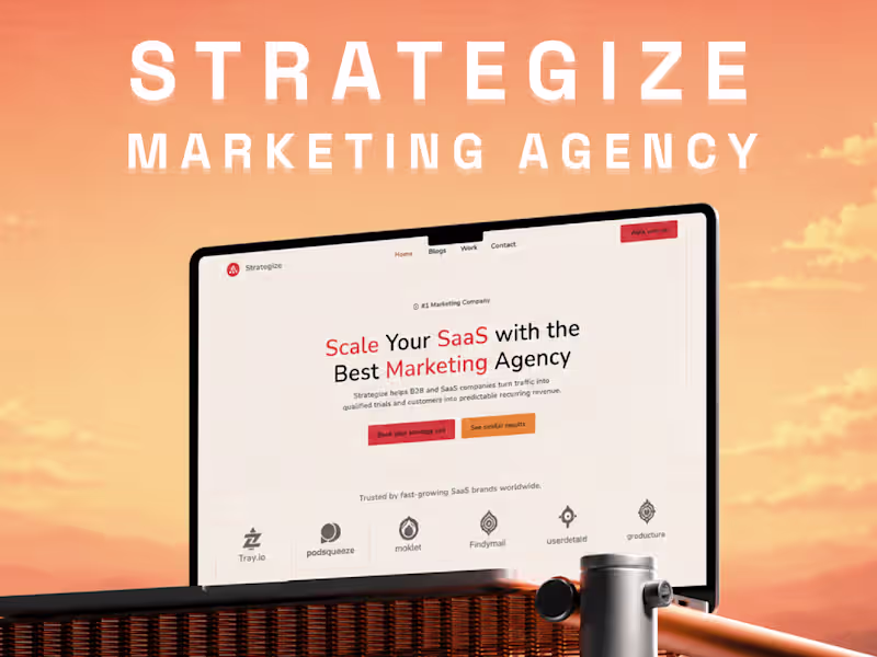 Cover image for Done-For-You Framer Website (Strategize Template) for Founders