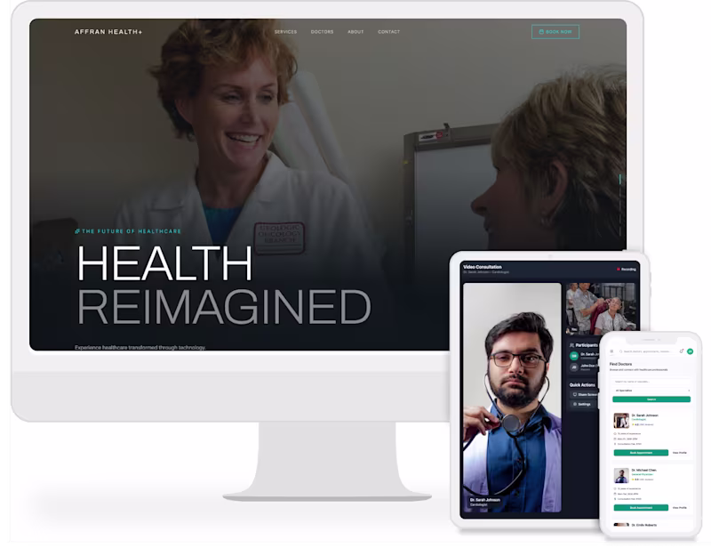 Cover image for Virtual telehealth platform (Affran Health)