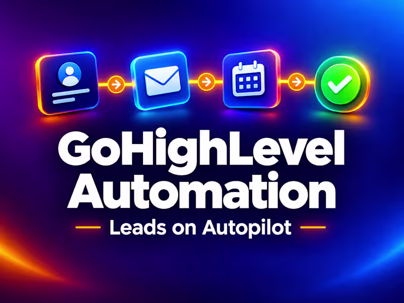 Cover image for GoHighLevel CRM and Automation Setup
