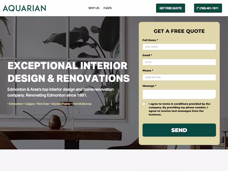 Cover image for Lead Generation Landing Page |