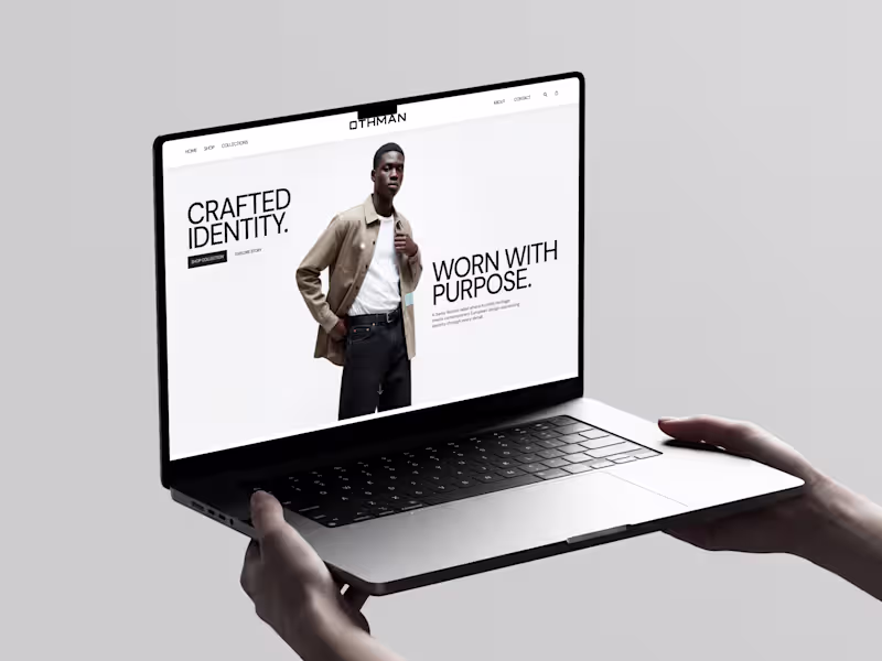 Cover image for Othman Landing Page Design