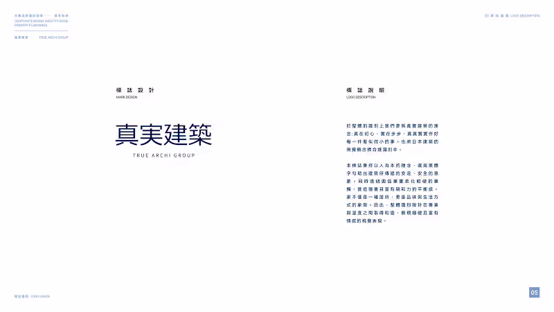 Cover image for Corporate Identity System for True Architecture Group