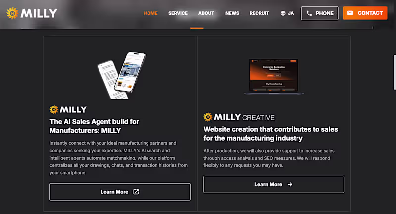 Cover image for Company Website I built