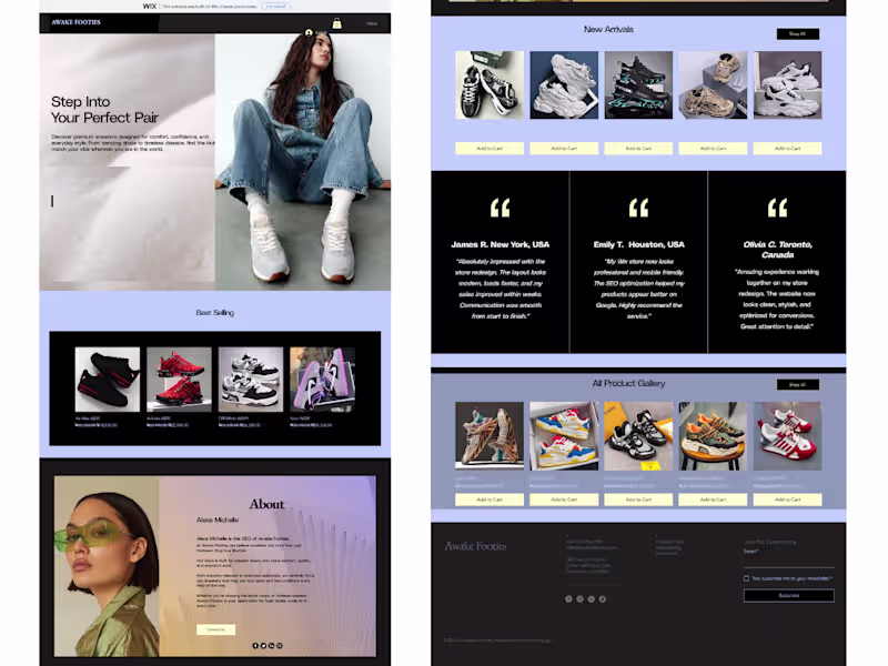 Cover image for Awake Footies is a foot