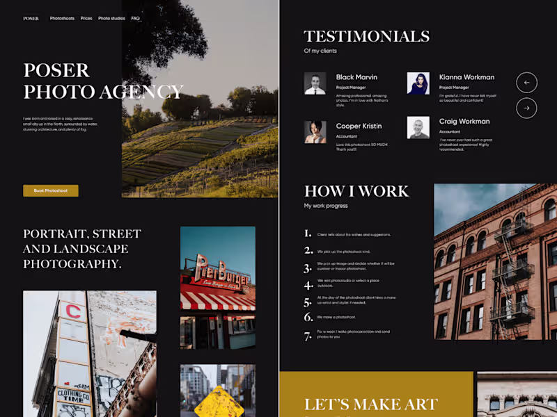 Cover image for Photographer Portfolio