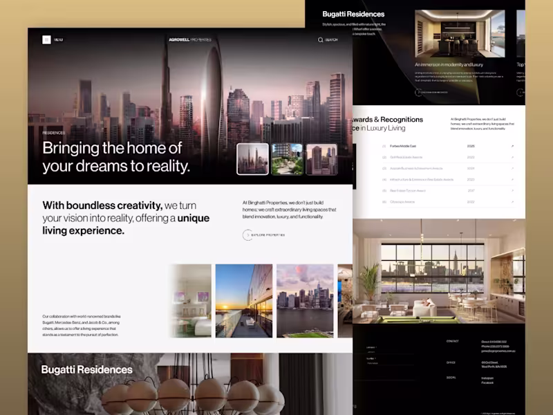 Cover image for Real Estate Website Design & Development