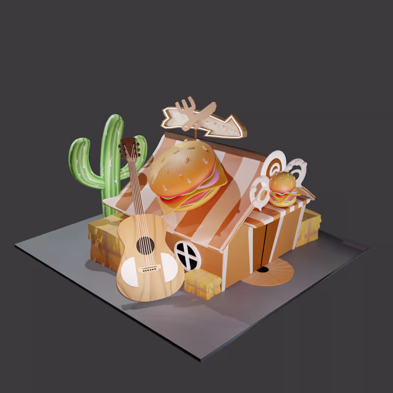 Cover image for 3D Asset modelling for games