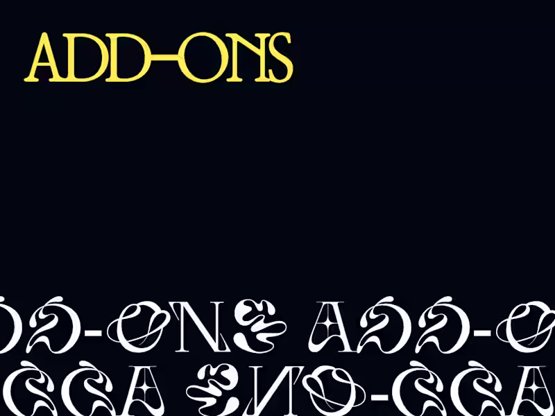 Cover image for Add-ons