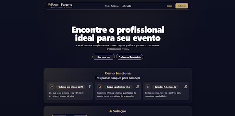 Cover image for Developed a sleek, dark-mode platform