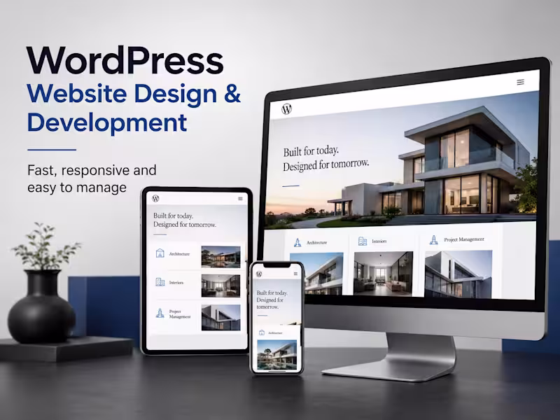 Cover image for WordPress Website Design & Development