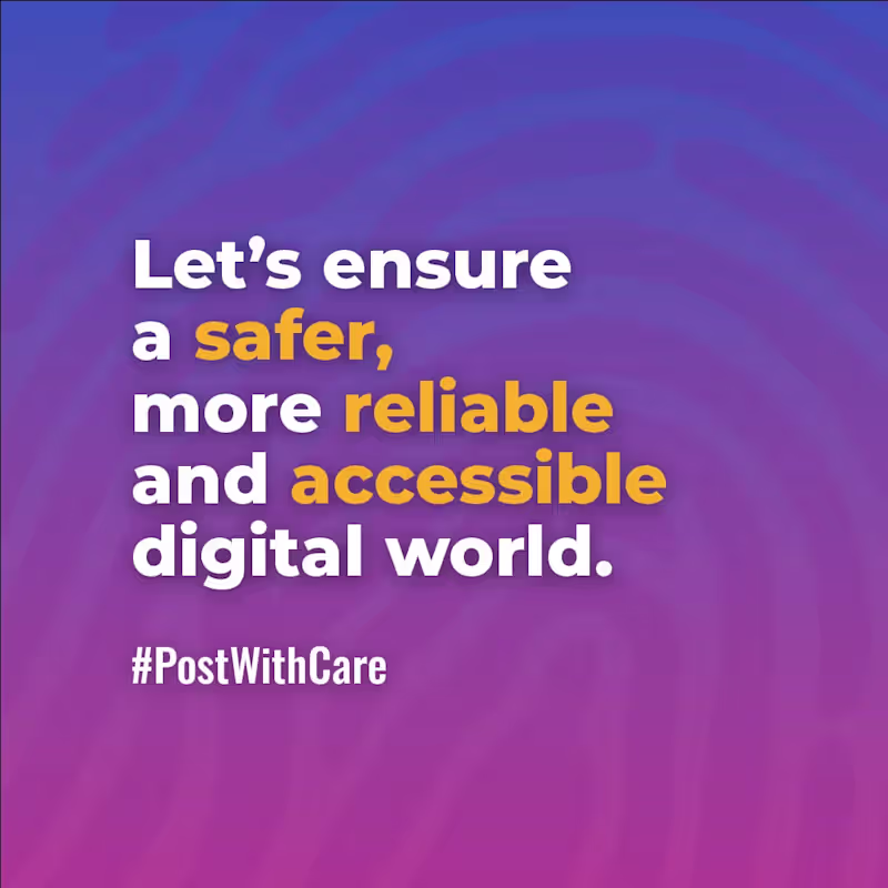 Cover image for Digital Campaign: #PostWithCare 