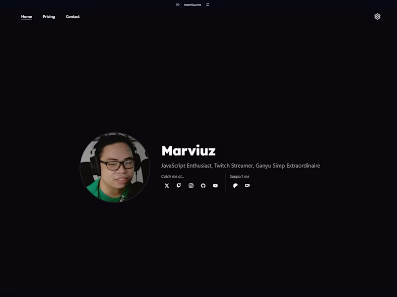 Cover image for My personal portfolio website