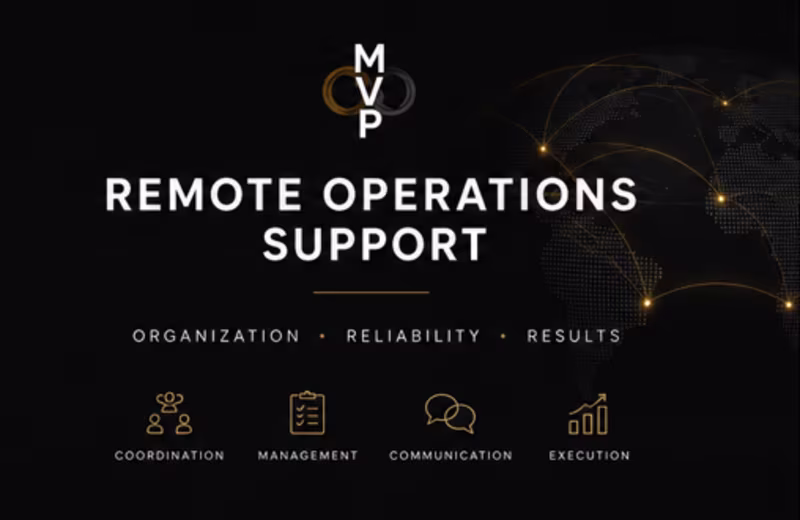 Cover image for Provided remote operational and project