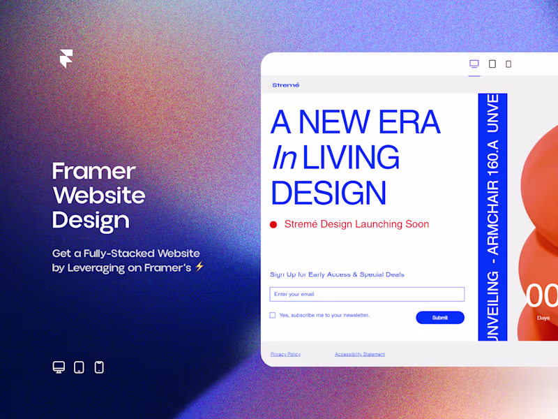 Cover image for I will do Event and Ticket Website on Framer