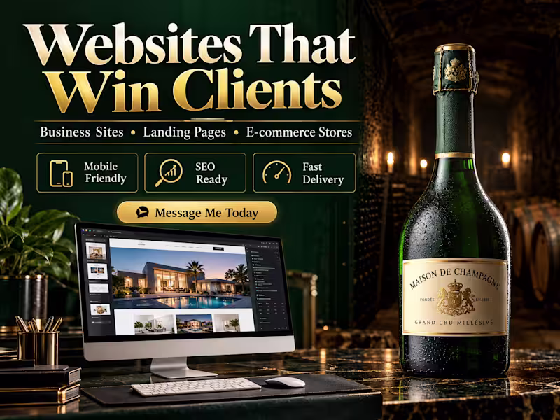 Cover image for Website & E-commerce Store Development (Responsive, SEO-Ready)