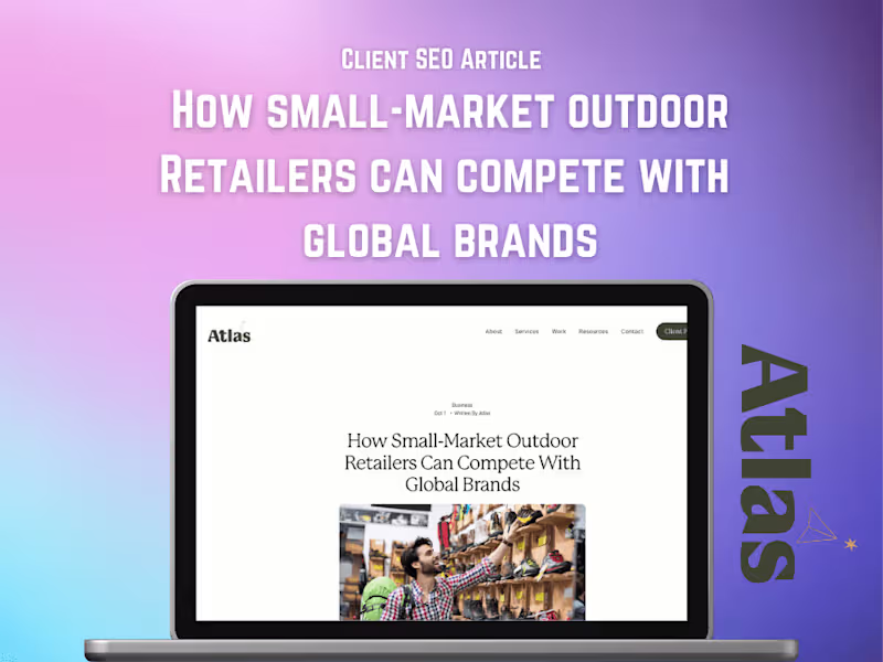 Cover image for Big Skies, Small Brands | Brand Blog for Atlas