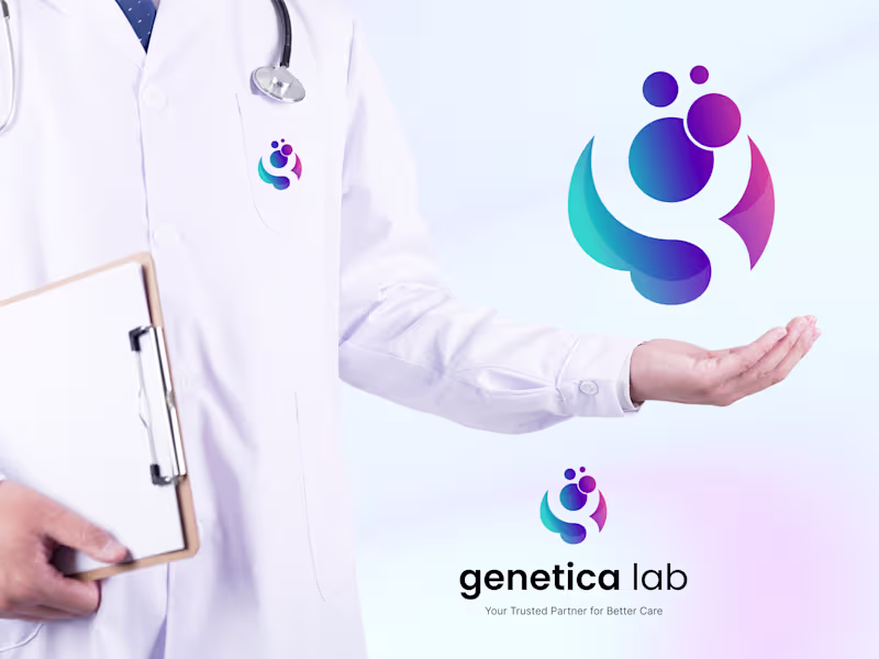 Cover image for Branding design for Genetica lab-Logo design