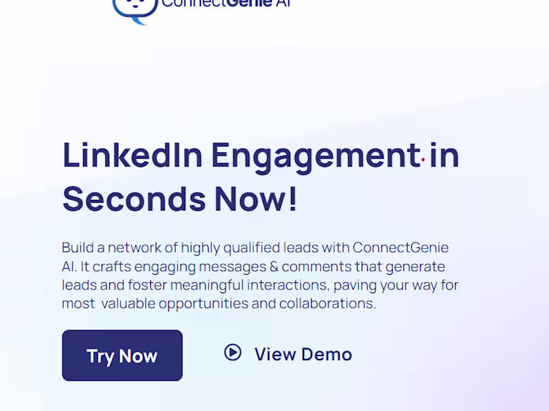 Cover image for ConnectGenie